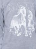 horse print sweatshirt