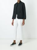 'Snap Field' pocket detail wide sleeve military jacket