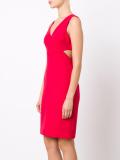 cross back cutout dress