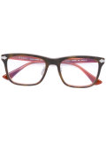 embossed titanium square glasses