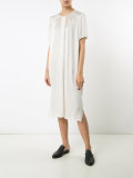 frayed midi dress 