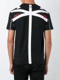 crossed stripes T-shirt