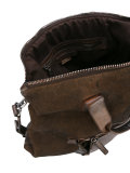 leather-trimmed bag