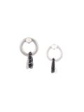 hoop linked earrings
