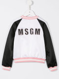 logo print jacket 
