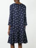 printed flared dress