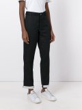 tapered cropped trousers