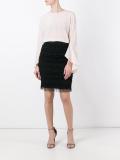 flared sleeve blouse