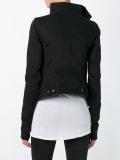 flapped neck jacket