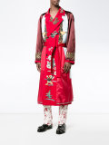 reversible embroidered coat