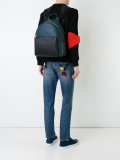 contrast pocket backpack