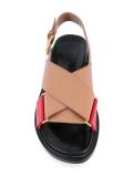 crossover Fussbett sandals