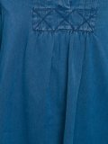 ruffle sleeve shift dress