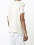asymmetric sleeveless cardigan 