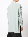 ruffled sleeve shirt