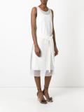 sequinned belted dress