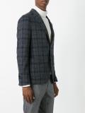 checked blazer