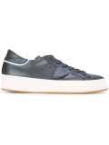 contrast lace up trainers 