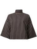 striped turtleneck T-shirt 