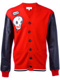 skull print cardigan