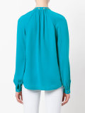 tie-collar blouse