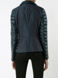 flap pockets padded jacket