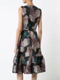 floral jacquard dress 