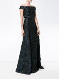 Gildon off-shoulder cloque gown