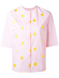 spotted stripe shirt