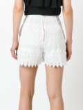 lace detail shorts 