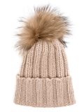 Cashmere and Fox Fur Beanie