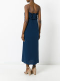 long ruched bust dress