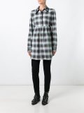 checked shirt dress