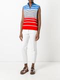 high neck knitted blouse