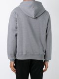 logo print pullover hoodie
