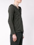 Rinsed-Effect Hooded Sweatshirt
