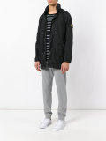 logo patch zip jacket 