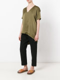 elongated back T-shirt