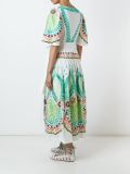 'Arabelle'刺绣裹身连衣裙