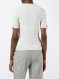 knitted v-neck top