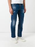 Sexy Twist distressed bleach jeans