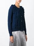 ruffled cardigan 