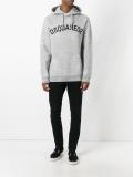 chest logo hoodie