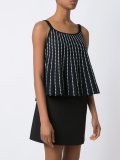 striped knit blouse