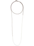 double row beaded necklace