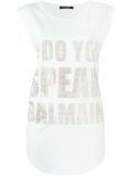 do you speak Balmain上衣