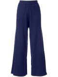 cropped knitted trousers 