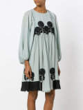 floral embroidered dress
