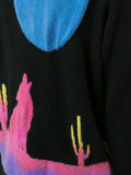 vaporwave desert figures jumper