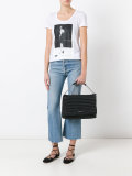 textured shoulder bag 